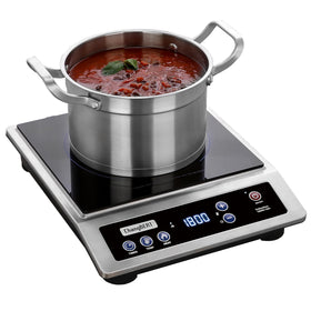 ChangBERT induction cooktop top view highlights compact design for small spaces.