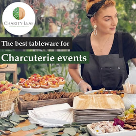 Charity Leaf grease-resistant trays keep meals neat and mess-free.