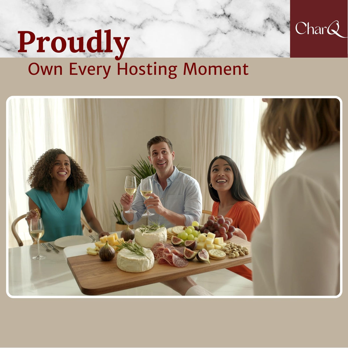 CharQ wedding and housewarming gift positioned as a thoughtful keepsake.