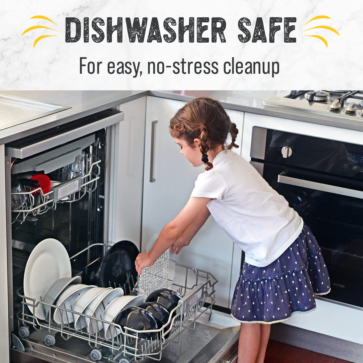 Checkered Chef dishwasher safe cooling rack for quick cleanup after baking.