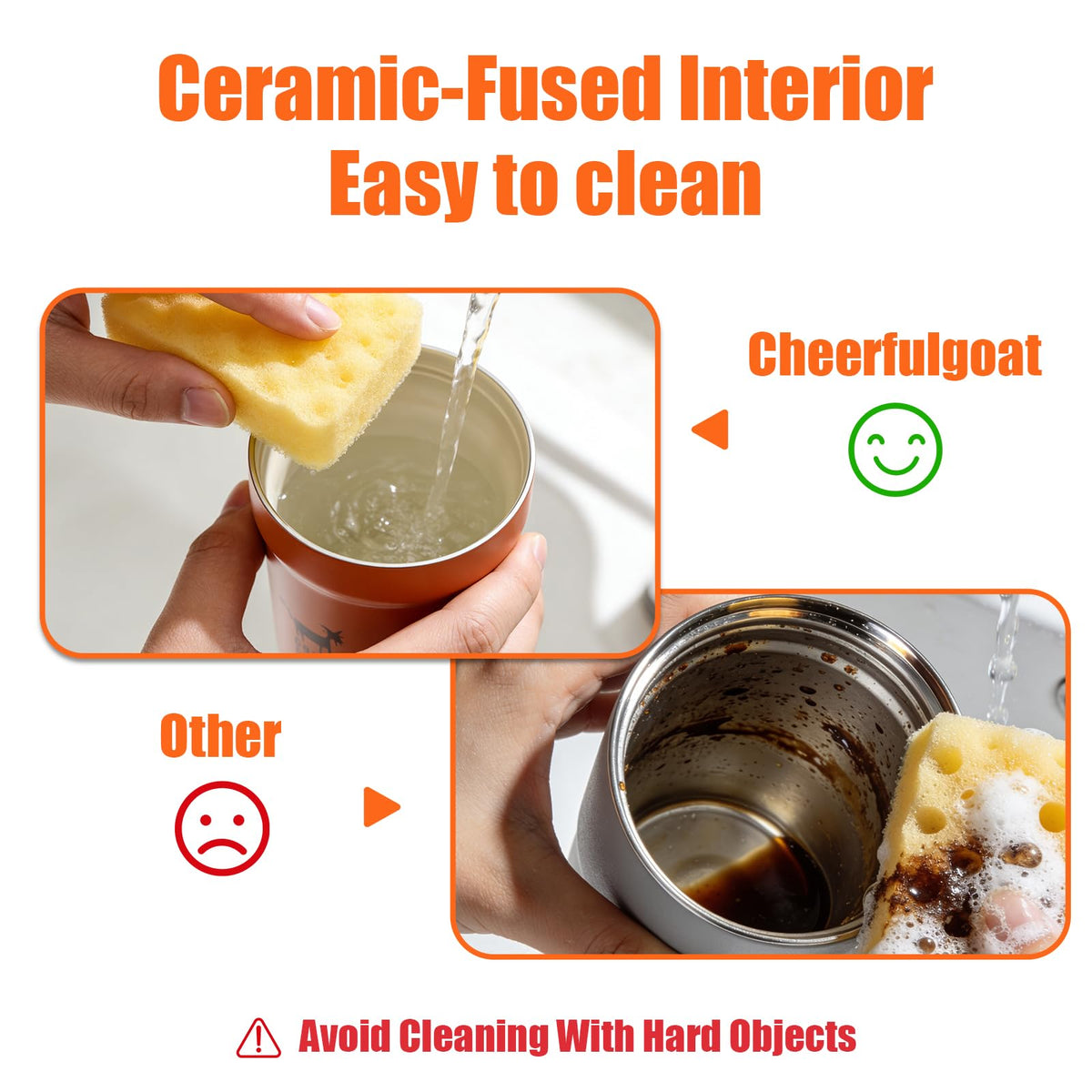 Leak-proof lid seal captured to illustrate 360-degree protection while traveling