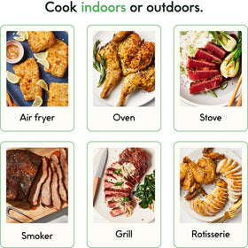 CHEF iQ Sense presets screen guides meat doneness levels.