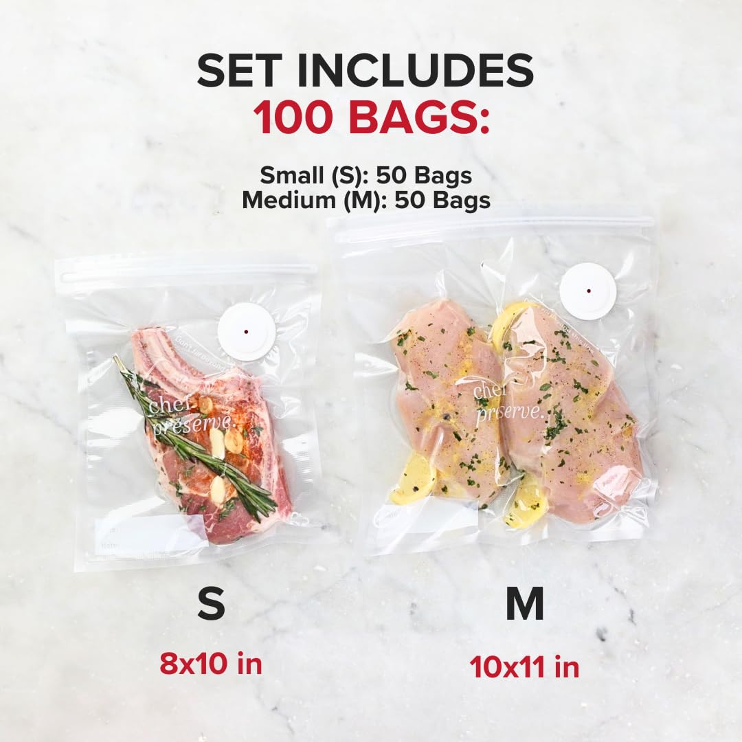 Chef Preserve bags demonstrate odor resistance for fresh flavors.