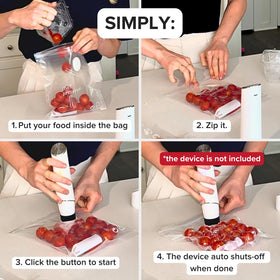 Chef Preserve bags after dishwasher cleaning for reuse