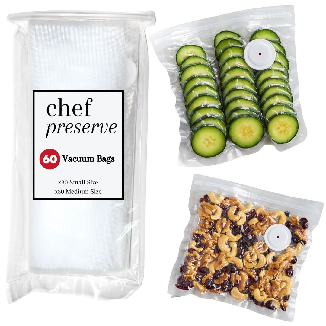 Chef Preserve small bags with double seals for fresher portions.