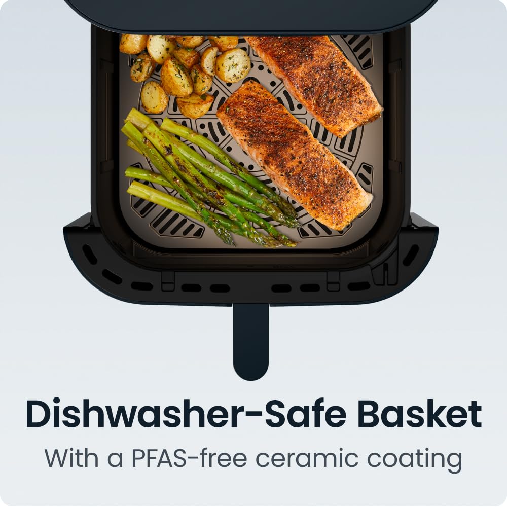 Chefman Crispinator digital cookbook QR code for quick recipe access