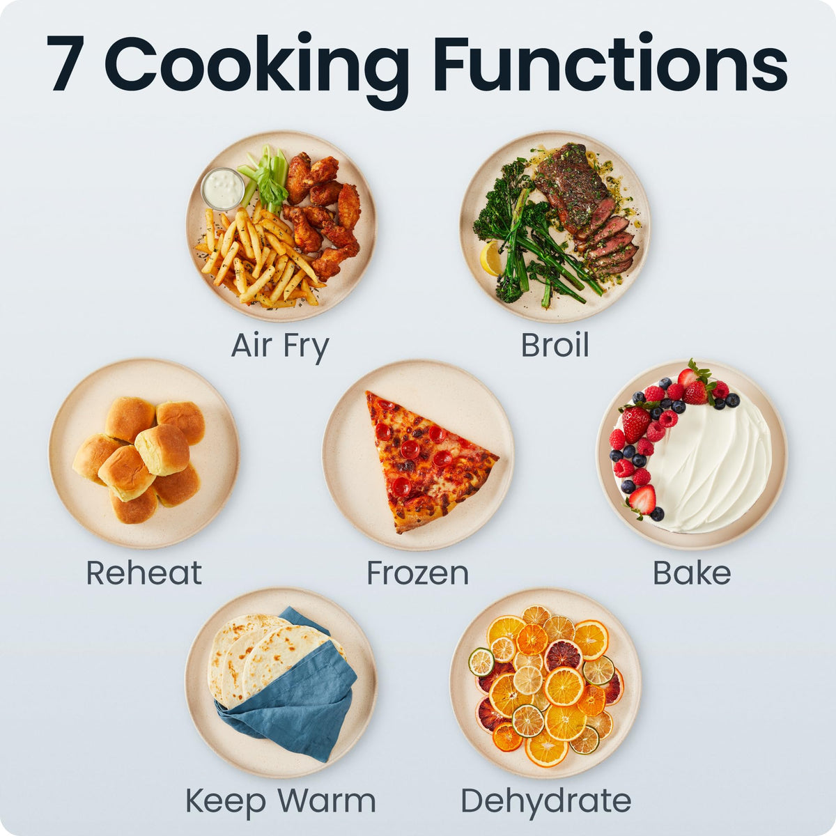 Chefman Crispinator PFAS-free ceramic coating eases cleaning after cooking.