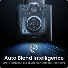 Chefman Obliterator Auto Blend analyzes ingredients for consistent texture.