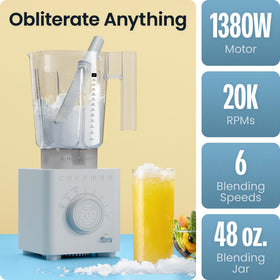 Chefman Obliterator control panel with dial for precise blending