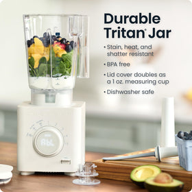 Chefman Obliterator lid with 1 oz measuring cup for add-ins