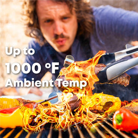 ChefsTemp ProTemp 2 Plus app display shows real-time temps and alerts for hands-free cooking.