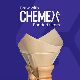Patented pour-over design supports refrigerating coffee without flavor loss.
