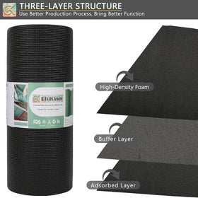 ChiKiner foam toolbox liner on a work surface demonstrates anti-slip protection for tools.