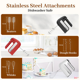 CHIDOLL eject button enables quick attachment removal and easy cleanup