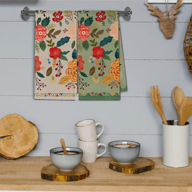 ChissNook towel in bathroom adds cozy decorative touch