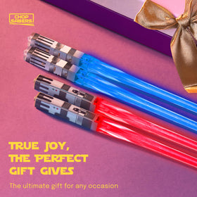 ChopSabers eco-friendly reusable chopsticks support sustainable dining