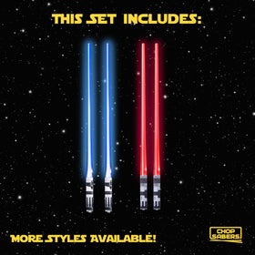 ChopSabers reusable LED chopsticks gift-ready set