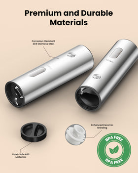Chunyee adjustable coarseness control for versatile seasoning from fine to coarse