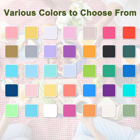 CINSOEN tablecloth protects tables during kids' activities and meals.
