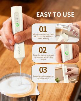 Circle Joy powder mixing hook helps dissolve cocoa or protein powder smoothly