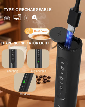 Circle Joy stand and storage case keeps frother tidy and ready