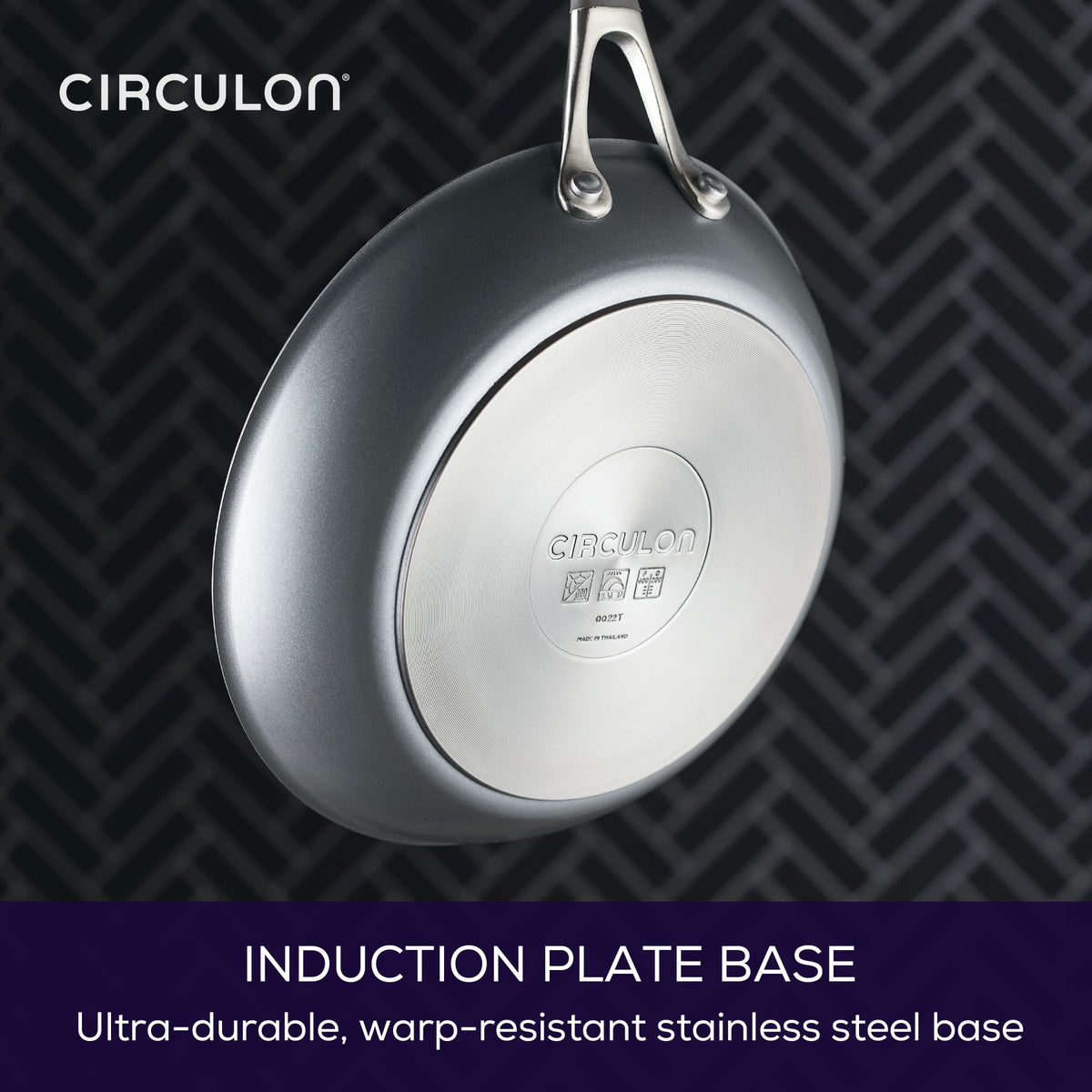Dishwasher-safe indicator for Circulon A1 ScratchDefense pan