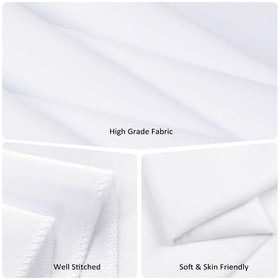 CKIKU machine-washable tablecloth demonstrates easy care and reuse.