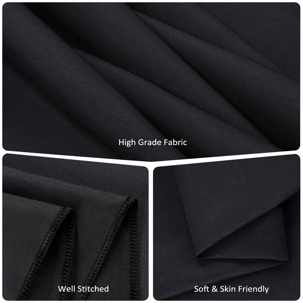 CKIKU machine-washable tablecloth for quick cleanup