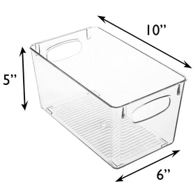 ClearSpace versatile storage bin set for kitchen, laundry, and other rooms.