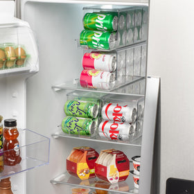 ClearSpace organizer with lid prevents spills and supports stable stacking.