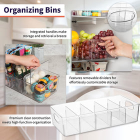 ClearSpace plastic-storage-bin-clear offers visibility for quick checks