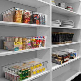 ClearSpace XL bin in fridge for easy visibility and access.