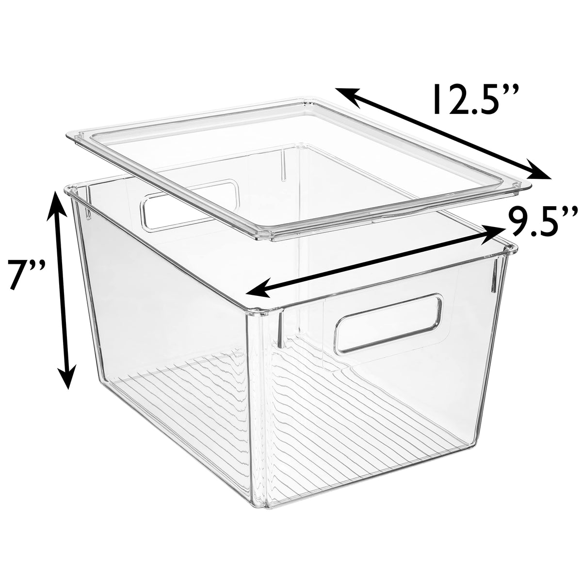 ClearSpace X-Large bin ideal for fridge storage and easy access
