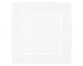 CleverDelights 12-pack napkins stacked, highlighting soft 100percent cotton durability for everyday use