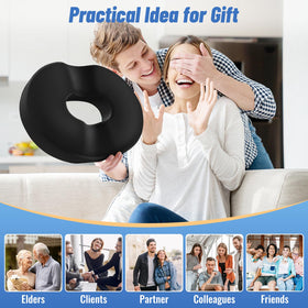 CloudBliss donut pillow with soft, breathable cover for daily use.