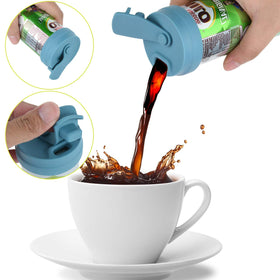 Close-up of CM lid showing tight seal to keep beverages fresh