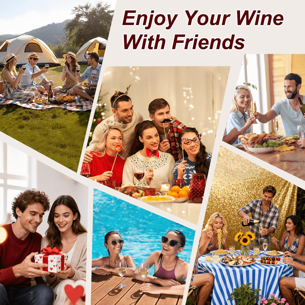 Cmefire wine filter bags packaged in a convenient 24-pack box.