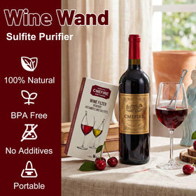 Cmefire wine wand filter 8-pack highlights convenient multi-wine tasting with fresh flavors
