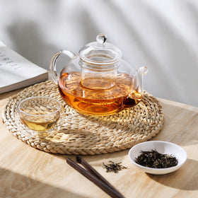 CNGLASS glass teapot stovetop safe for direct heat without fear