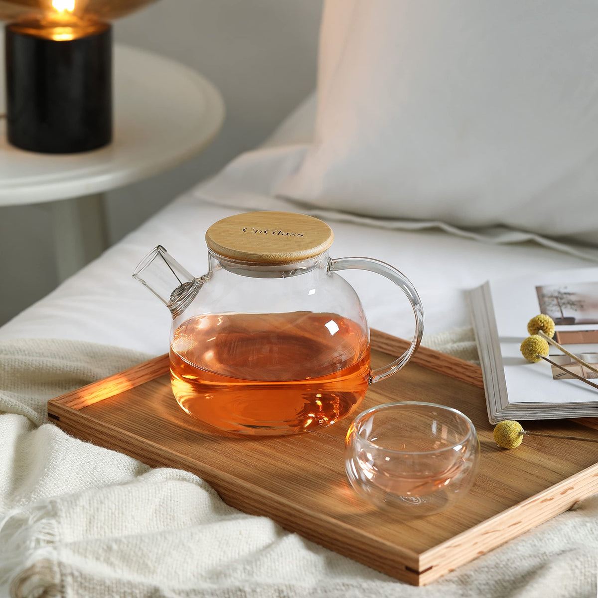CNGLASS gift-ready teapot suitable for home or office gifting