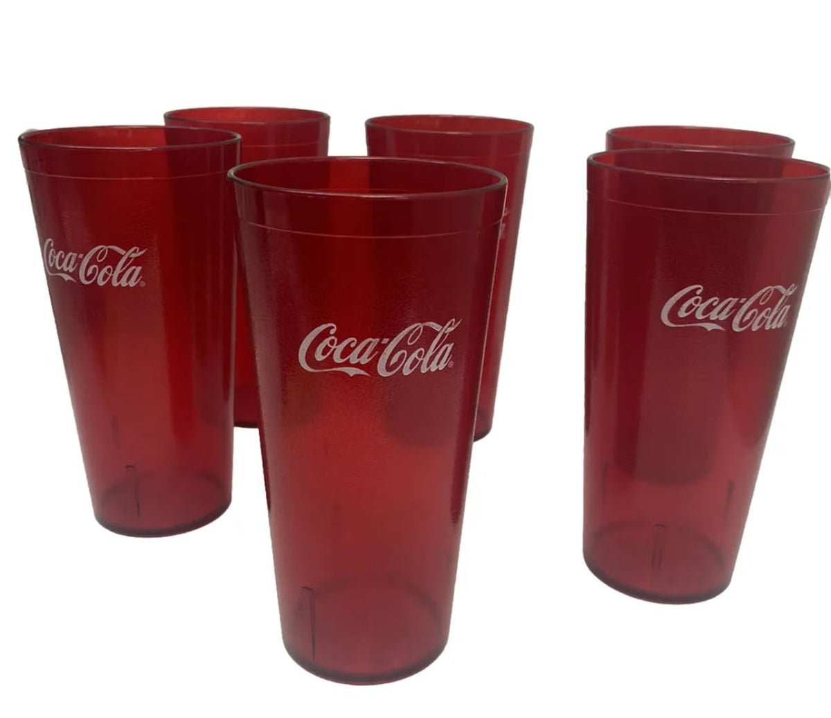 Coca-Cola Supply Depot red 24oz tumbler, sealed packaging ready to stock in bars