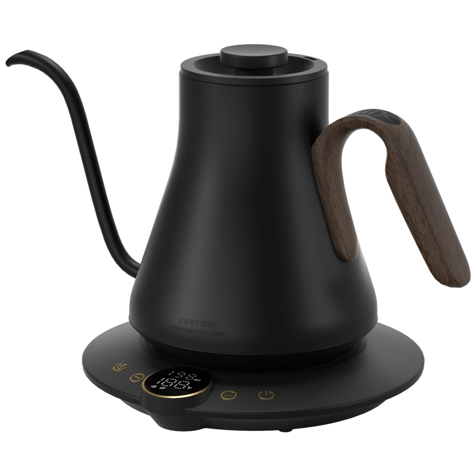 Cocinare gooseneck kettle spout closeup for precise, controlled pours