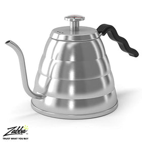 Coffee Gator gooseneck kettle works on all stovetops, including induction, for versatile brewing.