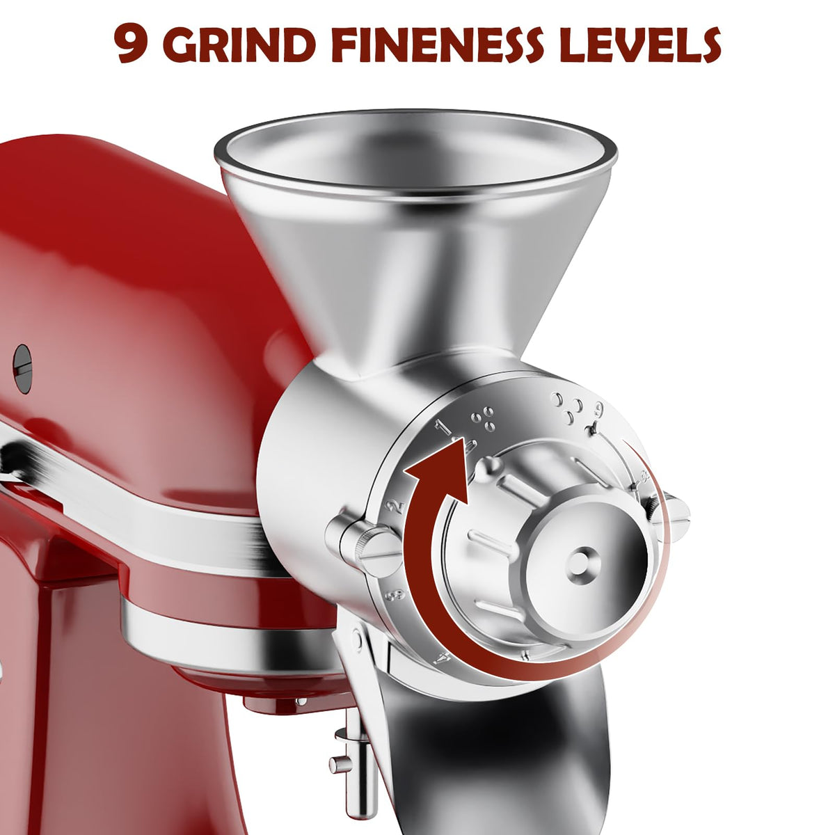 Cofun detachable grinding chamber enables quick cleaning.