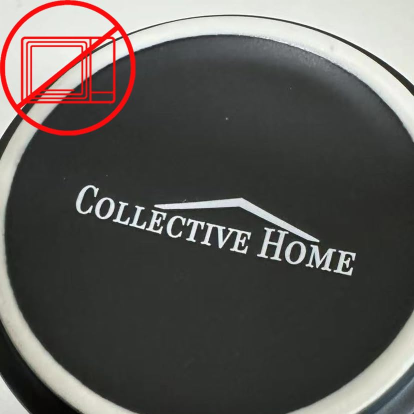 COLLECTIVE HOME gold-letter design mug adds elegant flair to tea time.