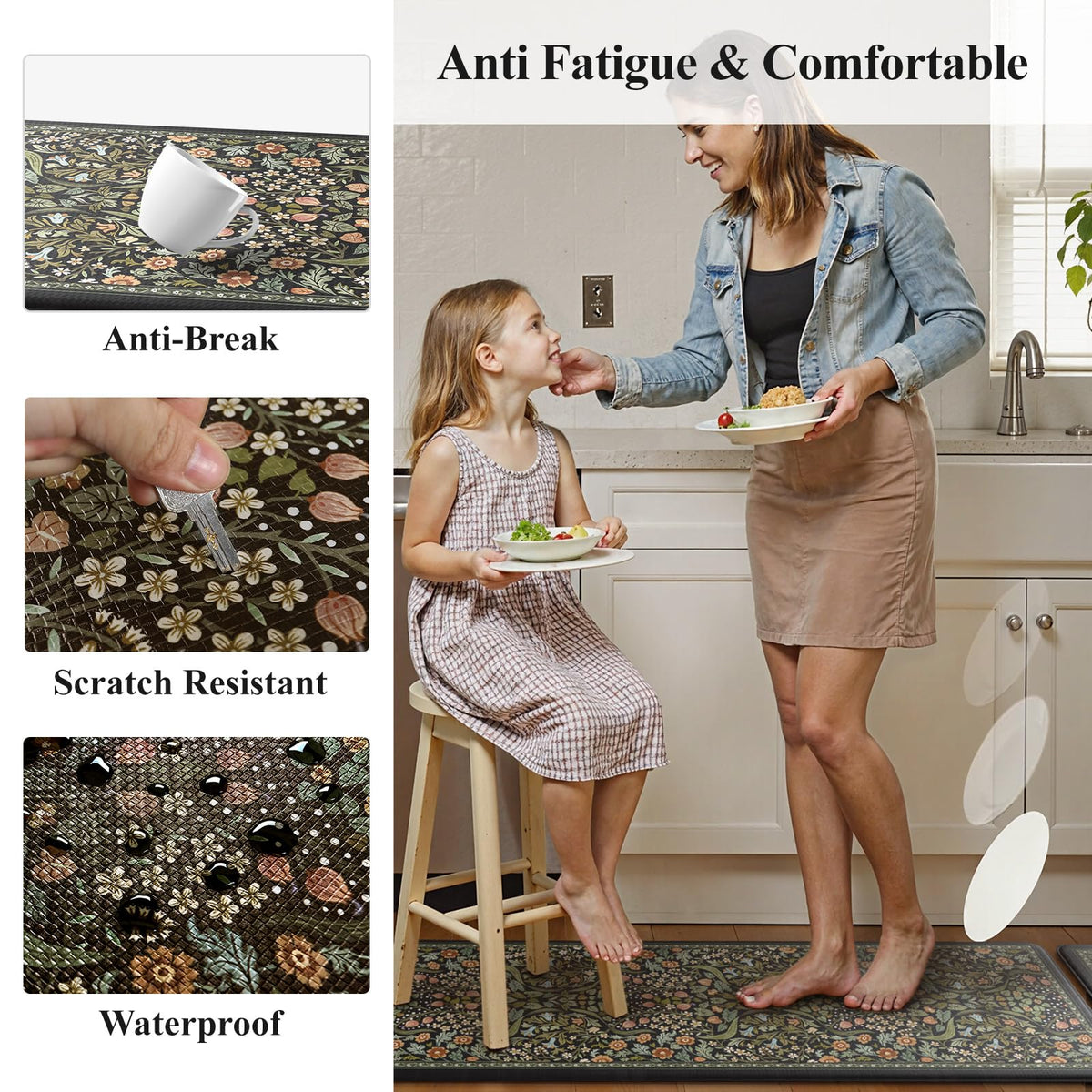 Collive kitchen mat shown in laundry area for standing tasks
