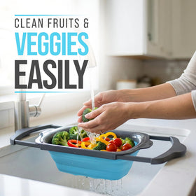 Comfify non-slip handles extend to about 25 inches for stability