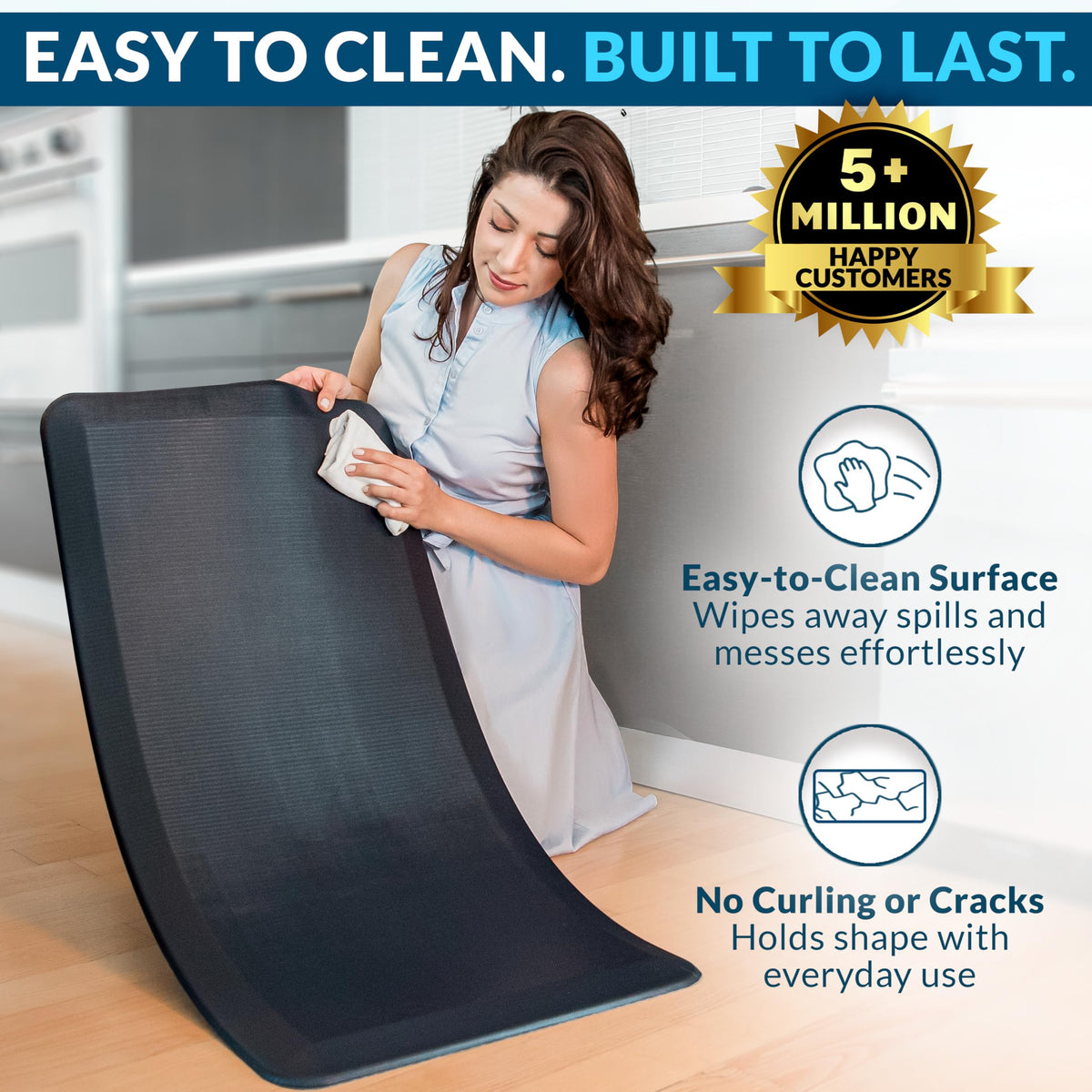 ComfiLife durable anti-fatigue mat for high-traffic kitchens and offices.