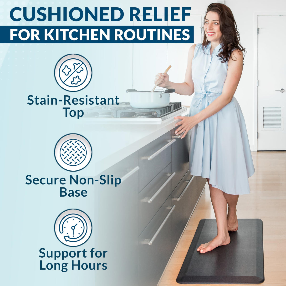 ComfiLife easy-clean surface; wipe with damp cloth for quick maintenance.