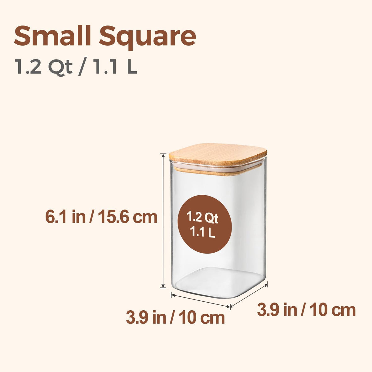 ComSaf airtight pantry jar seal keeps moisture out for lasting freshness.